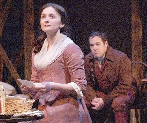 Tahitia McKown as Abigail Adams and Brian Wallace as John Adams