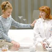 Jill Clayburgh and Blair Brown