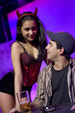  Benita Robledo and Josh Vasquez in a scene from  Linnea (photo � Brian Ach)