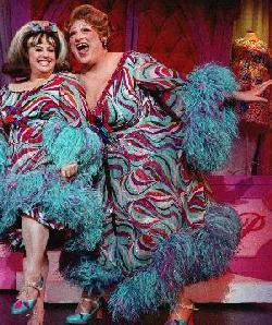 Marissa Jaret Winokur as Tracy Turnblad and   Harvey Fierstein  as  Edna Turnblad